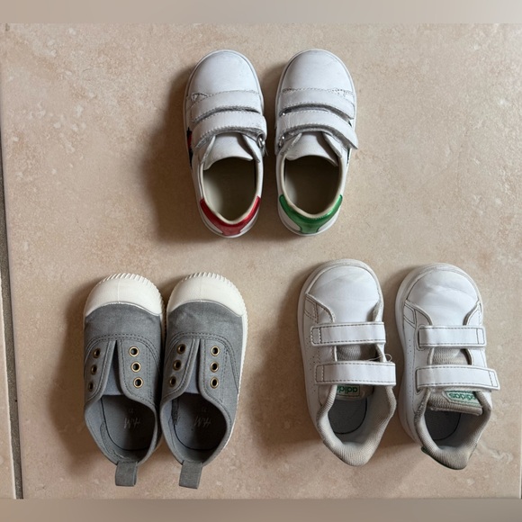 BIG BUNDLE OF BABY BOY CLOTHES & 3 SNEAKERS 9,12,18,24 MONTHS (28 total pieces) - Picture 2 of 16